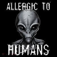 Allergic To Humans Funny Ufo Paranormal Tank Top thumb 6