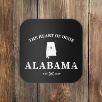 Alabama The Heart Of Dixie Coaster thumb 0