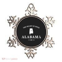Alabama The Heart Of Dixie Ornament thumb 0