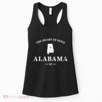 Alabama The Heart Of Dixie Women's Tank Top thumb 0