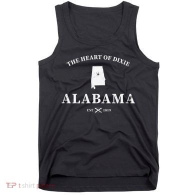 Alabama The Heart Of Dixie Tank Top