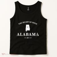 Alabama The Heart Of Dixie Tank Top thumb 2