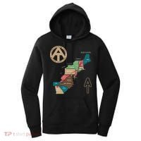 Appalachian Trail Hiking Map Women's Hoodie thumb 0