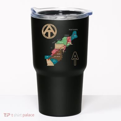 Appalachian Trail Hiking Map Tumbler