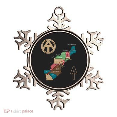 Appalachian Trail Hiking Map Ornament