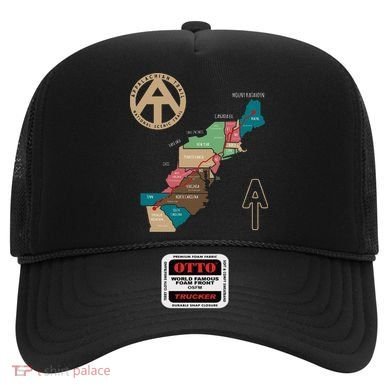 Appalachian Trail Hiking Map Hat
