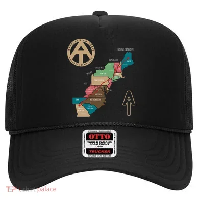 Appalachian Trail Hiking Map Hat