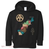 Appalachian Trail Hiking Map Toddler Hoodie thumb 0