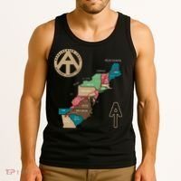Appalachian Trail Hiking Map Tank Top thumb 3