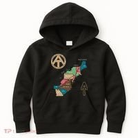 Appalachian Trail Hiking Map Kids Hoodie thumb 0