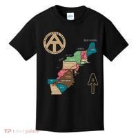Appalachian Trail Hiking Map Kids T-Shirt thumb 0