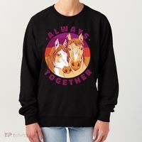 Always Together Horses Sunset Women's Sweatshirt thumb 0