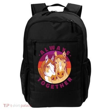 Always Together Horses Sunset Backpack