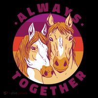 Always Together Horses Sunset Coaster thumb 2