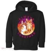 Always Together Horses Sunset Toddler Hoodie thumb 0