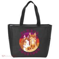 Always Together Horses Sunset Tote Bag thumb 0
