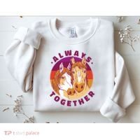 Always Together Horses Sunset Sweatshirt thumb 2