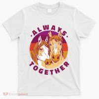 Always Together Horses Sunset T-Shirt thumb 0