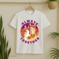 Always Together Horses Sunset T-Shirt thumb 2