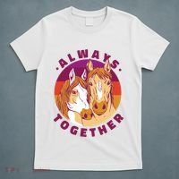 Always Together Horses Sunset T-Shirt thumb 5
