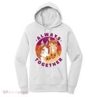 Always Together Horses Sunset Women's Hoodie thumb 0