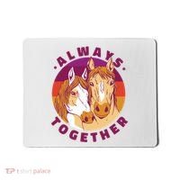 Always Together Horses Sunset Mousepad thumb 0