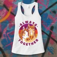Always Together Horses Sunset Women's Tank Top thumb 3