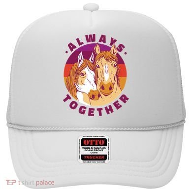 Always Together Horses Sunset Hat