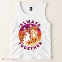 Always Together Horses Sunset Tank Top thumb 2