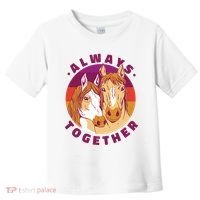 Always Together Horses Sunset Toddler T-Shirt thumb 0
