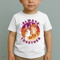 Always Together Horses Sunset Toddler T-Shirt thumb 2