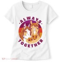 Always Together Horses Sunset Women's T-Shirt thumb 0