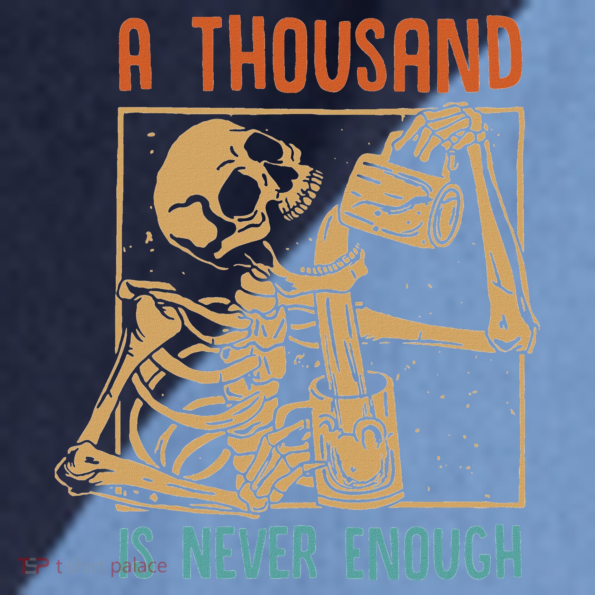 A Thousand Is Never Enough Skeleton Sober Sobriety Recovery Raglan Baseball Sleeve Shirt