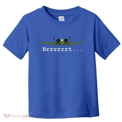 A10 Thunderbolt Ii Warthog Funny Graphic Toddler T-Shirt