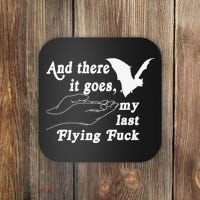 And There It Goes My Last Flying Fuck Funny Saying Coaster thumb 0
