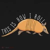 Armadillo This Is How I Roll Wildlife Armored Shell Toddler Hoodie thumb 2
