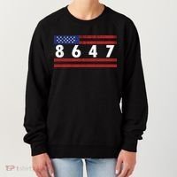 Anti Trump Impeach 47 8647 47th President US Flag Women's Sweatshirt thumb 0
