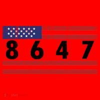Anti Trump Impeach 47 8647 47th President US Flag Santa Hat thumb 1