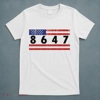 Anti Trump Impeach 47 8647 47th President US Flag T-Shirt thumb 5