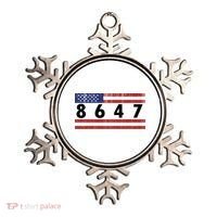 Anti Trump Impeach 47 8647 47th President US Flag Ornament thumb 0