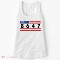 Anti Trump Impeach 47 8647 47th President US Flag Women's Tank Top thumb 0