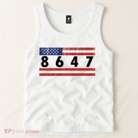 Anti Trump Impeach 47 8647 47th President US Flag Tank Top thumb 2