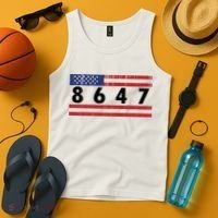 Anti Trump Impeach 47 8647 47th President US Flag Tank Top thumb 4