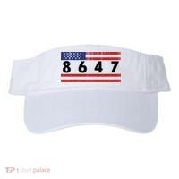 Anti Trump Impeach 47 8647 47th President US Flag Visor thumb 0