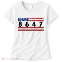 Anti Trump Impeach 47 8647 47th President US Flag Women's T-Shirt thumb 0