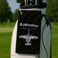 A10 Thunderbolt Ii Warthog Military Jet Spec Diagram Golf Towel thumb 2