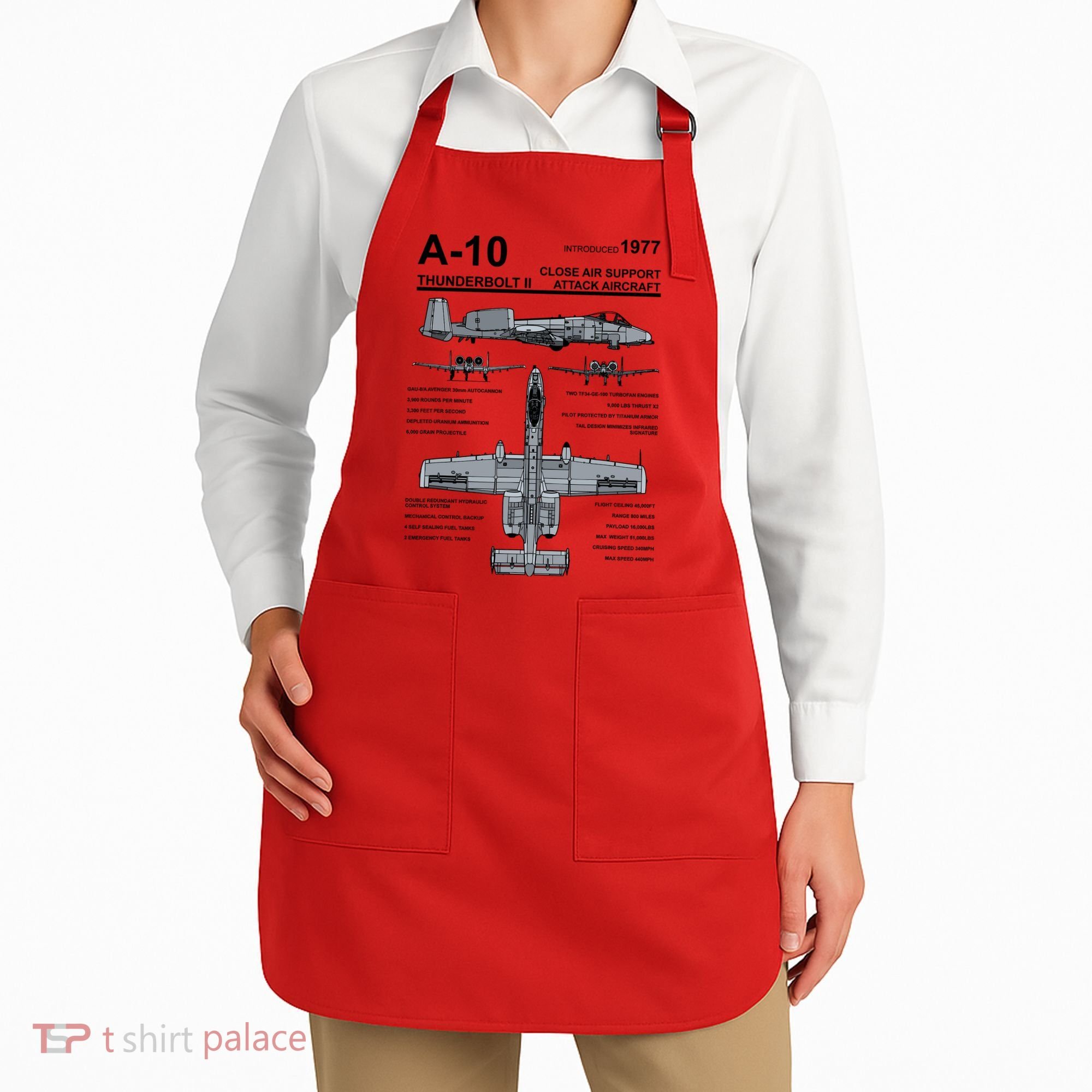 A10 Thunderbolt Ii Warthog Military Jet Spec Diagram Apron