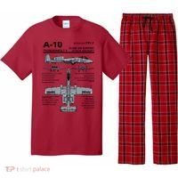 A10 Thunderbolt Ii Warthog Military Jet Spec Diagram Pajama Set thumb 0