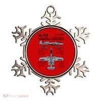 A10 Thunderbolt Ii Warthog Military Jet Spec Diagram Ornament thumb 0