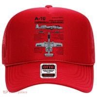 A10 Thunderbolt Ii Warthog Military Jet Spec Diagram Hat thumb 0